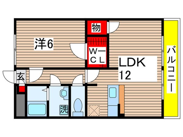 アム－ル憩の物件間取画像